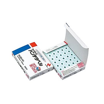 (まとめ) ニチバン マイタック パンチラベル ブンボックス 外径14.5mm MLBB-250 1パック（2800片：35片×80シート） 【×10セット】