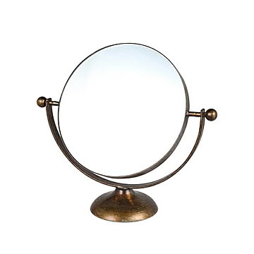 卓上ミラー TABLE TOP MIRROR ROUND H19-0115 幅405x奥行147x高さ370mm ダルトン