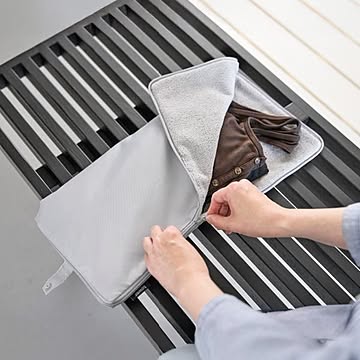 山崎実業 収納ポーチになる 水着お着替えシート タワー tower