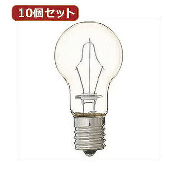 YAZAWA 10個セット 長寿命省エネクリプトン球 P351736CLX10 管理No. 4560352847556