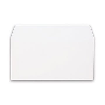 (まとめ) キングコーポレーション ソフトカラー封筒 のり付 洋0（洋長3） 100g／m2 ホワイト 162027 1パック（100枚）  【×10セット】