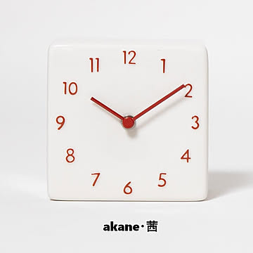 【INTERZERO/インターゼロ】陶器の置き時計