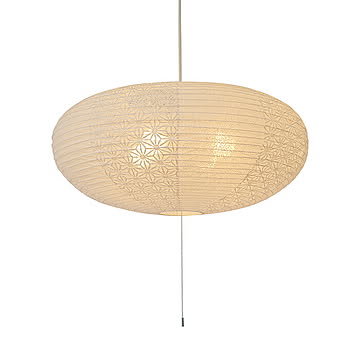 彩光デザイン 4灯 ペンダントライト 特麻葉白×春雨紙白 幅600x奥行600x高さ275mm