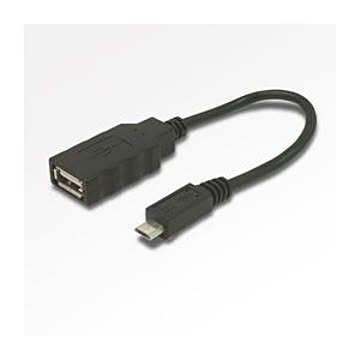 （まとめ）ミヨシ（MCO）USBホストケーブル 0.16m USB-H015BK【×10セット】