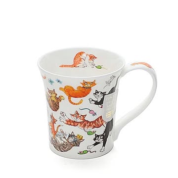 ダヌーン マグ JURA 好みのネコを探してね CATS GALORE Dunoon Mug