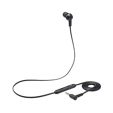エレコム イヤホン インナーイヤー 3.5φ4極 片耳 カナル ミュートスイッチ付き モノラル 変換ケーブル付 PS4 5 NINTENDO SWITCH HS-EP18TBK