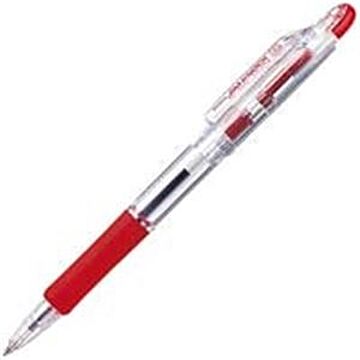 （まとめ）ゼブラ ZEBRA ボールペン ジムノック KRB-100-R 赤×30セット