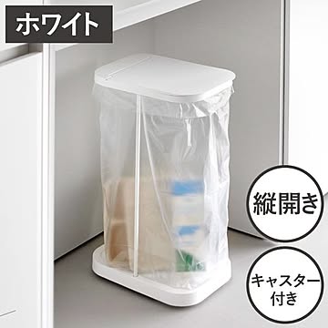 山崎実業 キャスター付き分別ゴミ袋ホルダー LUCE ルーチェ