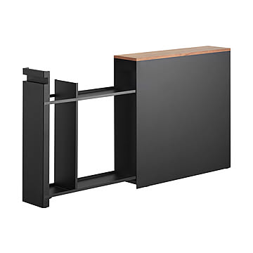 tower タワー(山崎実業) 隠せるトイレ引き出し収納 Pull-Out Bathroom Storage Drawer 棚 隙間収納 サニタリー ストック トイレブラシ トイレットペーパー