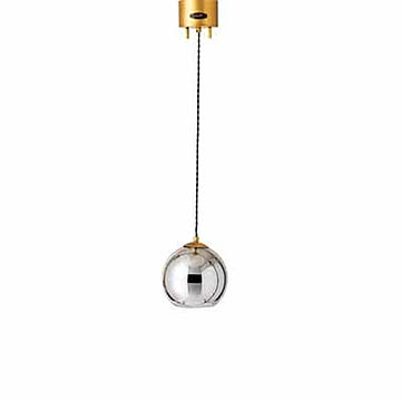 HERMOSA ハモサ ACE LAMP S エースランプ(S) NA-005 コード調整可 最長3m ペンダントランプ ペンダントライト 吊下照明 天井照明 ガラスシェード 鏡面加工