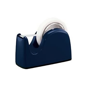 （まとめ買い）プラス テープカッターTC-301ネイビー 5台 【×3セット】