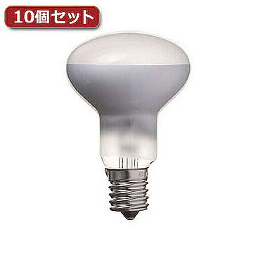 YAZAWA ミニレフ球 R50 E17口金 50W10個セット RF501750X10 管理No. 4560352860777