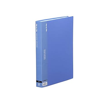 （まとめ） ビュートン クリヤーブック60P BCB-A4-60 A4S ブルー×10セット