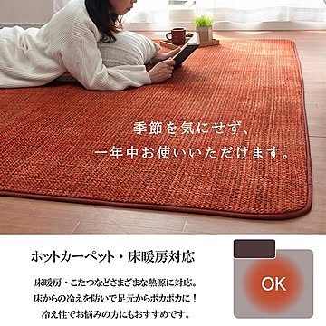 イケヒコ・コーポレーション ノート 200×250cm オレンジ 1271060063201