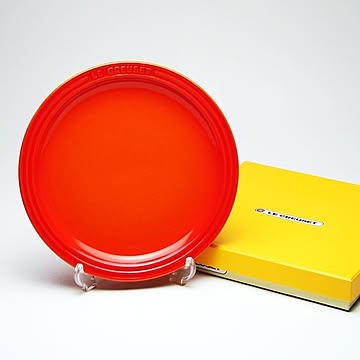 ル・クルーゼ （Le Creuset） ラウンドプレート・LC 19cm オレンジ