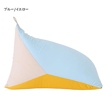 萩原 三角ビーズクッション テトラッド No.3ブルー 約50×80×50cm