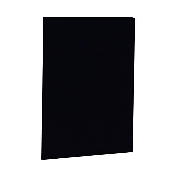 （まとめ） ナカバヤシ 証書ファイル 布クロス A4二つ折り 同色コーナー固定タイプ 黒 FSH-A4-D 1冊 【×5セット】