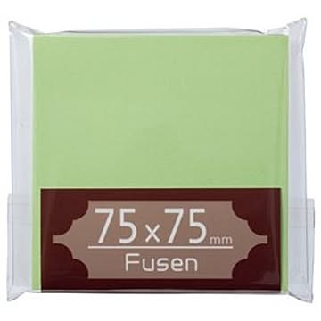 （まとめ） TANOSEE ふせん 75×75mm うぐいす 1冊 【×30セット】