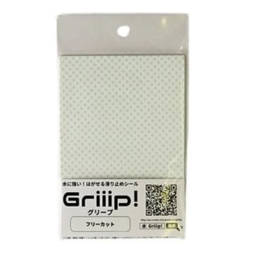 滑り止めシール Griiip! フリーカットタイプホワイト G123-FL01WH