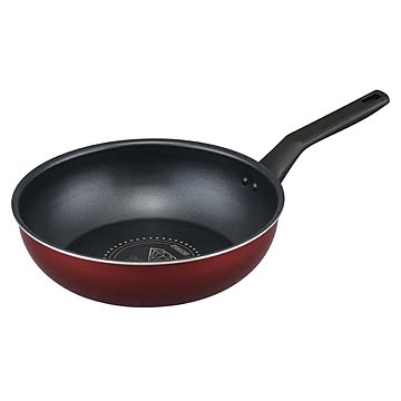 ダイヤモンドコートフライパン炒め鍋 IH・ガス火両用28cm VDI-W28 ワインレッド