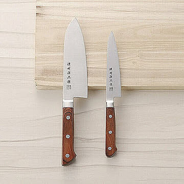 料理包丁2点セット(プロフェッショナルブラウン) 管理No. 4956617249171
