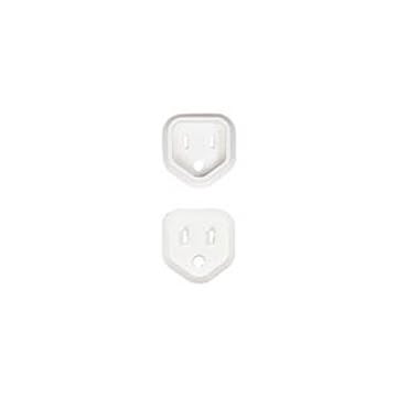 (まとめ)サンワサプライ プラグ安全カバー(3P用、2個入り) TAP-PSC3N【×10セット】