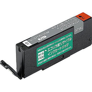 リサイクルインクカートリッジ CANON グレー エコリカ ECI-C371XLGY 管理No. 4562451400731
