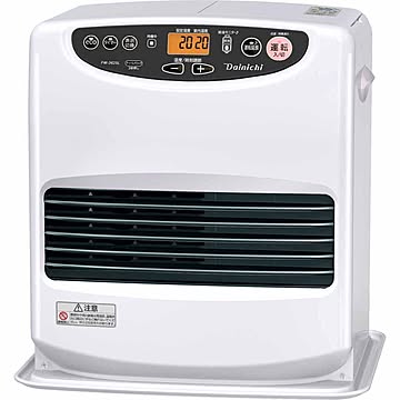 ダイニチ 石油FH・Lタイプ 木造10畳コンクリ13畳・タンク9L ムーンホワイト FW-3625L-W 【プラザセレクト】