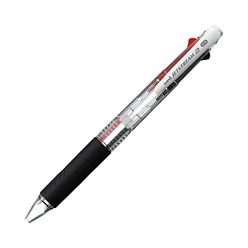 (まとめ) 三菱鉛筆 ジェットストリーム 2色ボールペン 0.7mm （軸色 透明） SXE230007.T 1本 【×20セット】