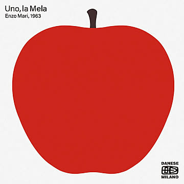 DANESE ダネーゼ Uno,la Mela ウーノ・ラ・メラ Enzo Mari エンツォ・マーリ 赤りんご  Serie della natura