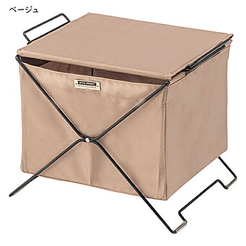 ラック 完成品 折りたたみ式 フォールディング バスケット MIP-75 幅42x奥行34x高さ35cm 東谷