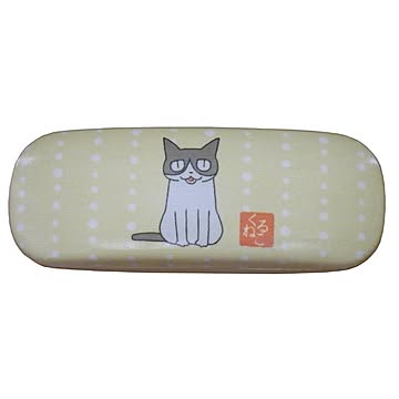 【ネコグッズ】くるねこ　メガネケース【トメ】【2個セット】