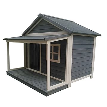 犬用 犬小屋 ニューホームタウンドッグハウス with テラスL ALLWAN 大型犬 屋外 用 犬 小屋