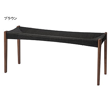 ベンチ 完成品 ペーパーコードベンチ ACE-78 幅105x奥行36x高さ46cm 東谷