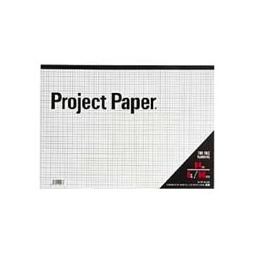 （まとめ） オキナ プロジェクトペーパー B4 5mm方眼 50枚 PPB45S 1冊 【×15セット】
