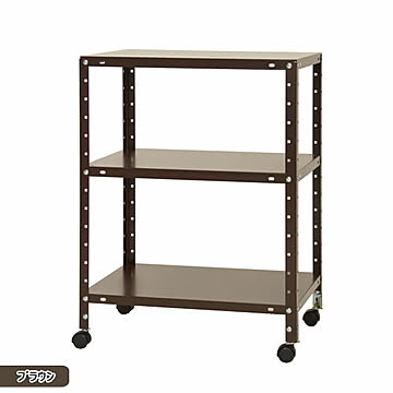 スチールラックのキタジマ NBLK-2640 幅60×奥行40×高さ81cm 3段 80kg/全