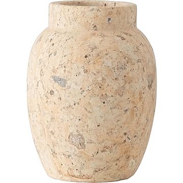 花瓶 おしゃれ フラワーベース 高さ18 サンドストーン 北欧 石目 完成品 一輪挿し コンパクト 玄関 壺 SLY-37