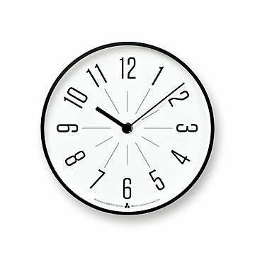 Lemnos レムノス JIJI ジジ AWA CLOCK (掛時計) AWA13-03 / 掛時計 掛け時計 ウォールクロック 壁掛け時計