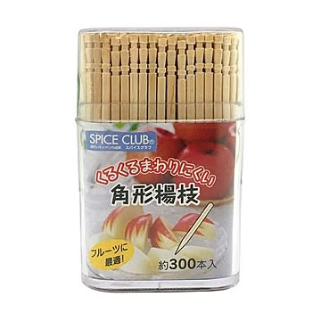（まとめ）大和物産 角形楊枝 1パック（300本）【×30セット】