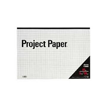 （まとめ） オキナ プロジェクトペーパー A3 5mm方眼 50枚 PPA35S 1冊 【×10セット】