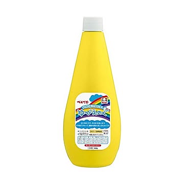 （まとめ） ぺんてる ゆびえのぐ 650g きいろWHGT12 1本 ×5セット