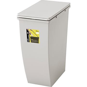 東谷 ゴミ箱 スリムコンテナ 20 グレー LFS-846GY