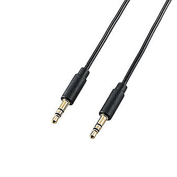 【5個セット】ミニコンポ用/3.5φオーディオケーブル/ブラック/0.5m DH-MMCN05X5 管理No. 4589453001186