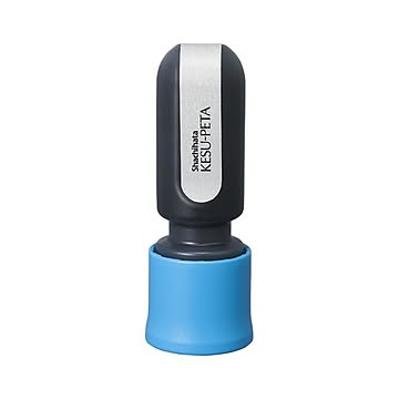 （まとめ） シヤチハタ 個人情報保護のり ケスペタ 30ml ブルー 【×20セット】