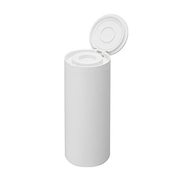 tower タワー (山崎実業) ボトル型ウェットティッシュケース Cylindrical Wet Tissue Case スリム ティッシュボックス お手拭き 洗面所 持ち運び ドリンクホルダー