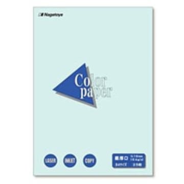 (業務用10セット)Nagatoya カラーペーパー/コピー用紙 B4/最厚口 25枚 両面印刷対応 水