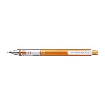 （まとめ） 三菱鉛筆 クルトガ スタンダードモデル（0.5mm芯） M5-450 1P.4 オレンジ 1本入 【×10セット】