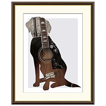 額絵 Guitar 山口美咲 61x49.5cm 三幸