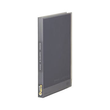 （まとめ） キングジムシンプリーズ クリアーファイル A4タテ型 40ポケット グレー 【×10セット】