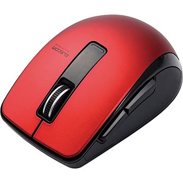 エレコム BlueLEDマウス/Bluetooth4.0対応/5ボタン/レッド M-BT20BBRD